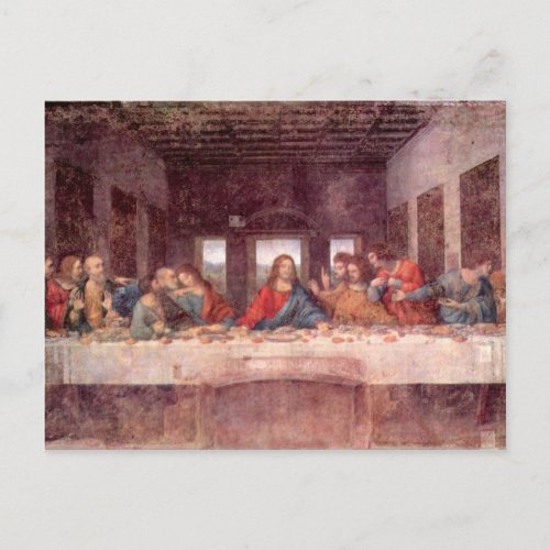Leonardo da Vinci _ The Last Supper Postcard