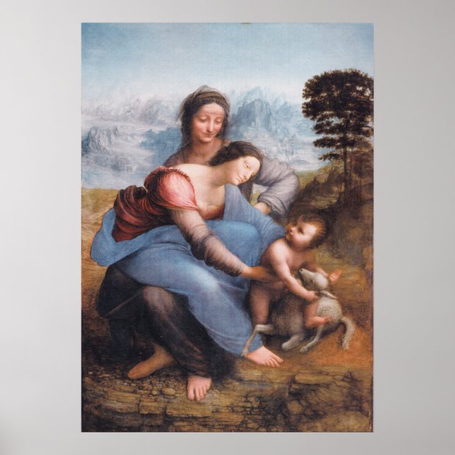 Leonardo da Vinci - The Virgin and Child Poster (Front)