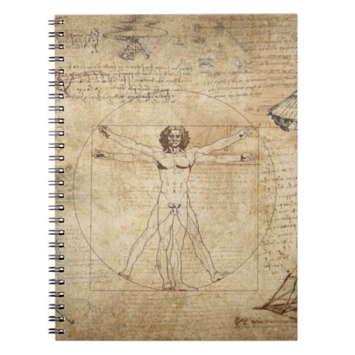 Leonardo Da Vinci The Vitruvian Man Notebook