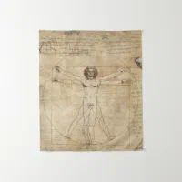 Vitruvian best sale man tapestry