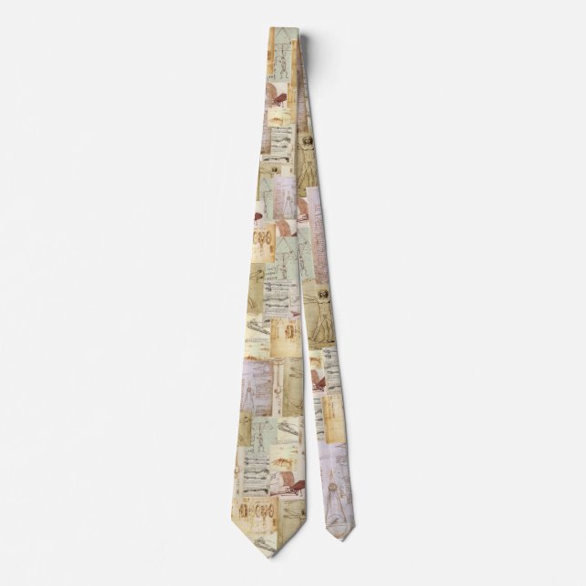 Leonardo Da Vinci Tie (Front)