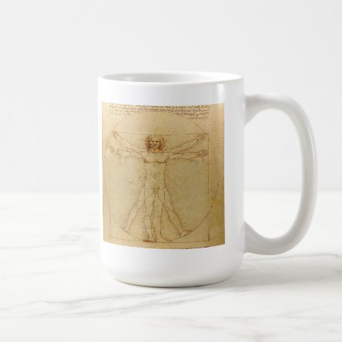 Leonardo da Vinci  Vitruvian Man Coffee Mug