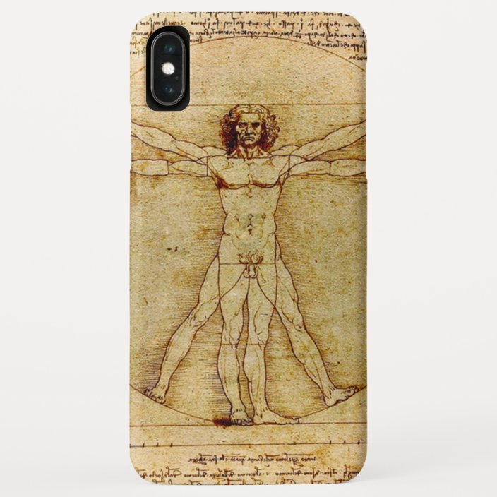 Leonardo Da Vinci Vitruvian Man Drawing Case Mate Iphone Case Zazzle Com