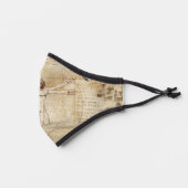 Leonardo da Vinci Vitruvian man Face mask (Left)