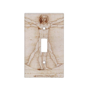 Leonardo da Vinci Vitruvian Man Light Switch Cover