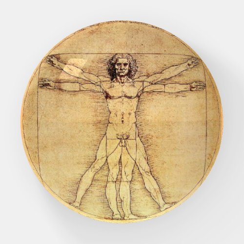 Leonardo Da Vinci Vitruvian Man Paperweight
