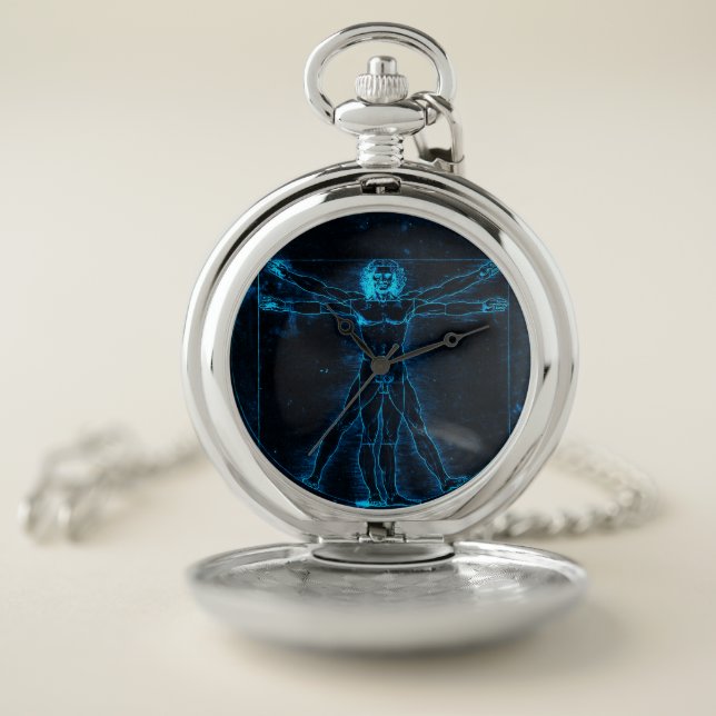 Leonardo da Vinci Vitruvian Pocket Watch (Inside)