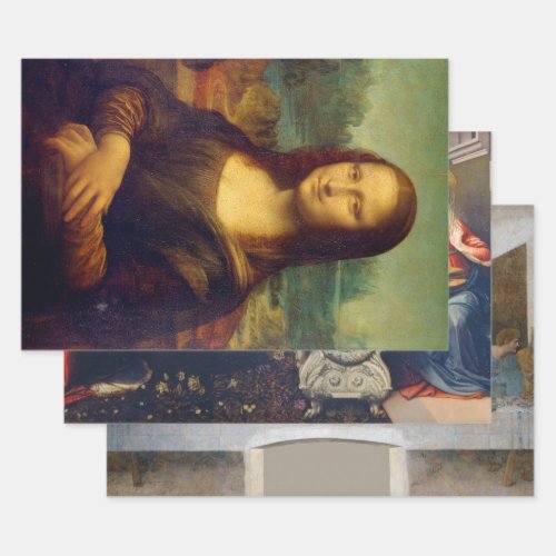 Leonardo da Vinci Wrapping Paper Sheets