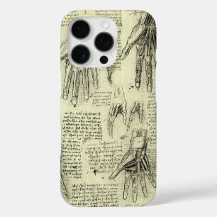 Leonardo da Vinci's Anatomy of the Human Hand iPhone 16 Pro Case