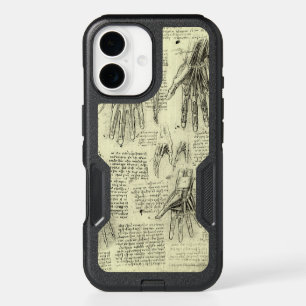 Leonardo da Vinci's Anatomy of the Human Hand iPhone 16 Case