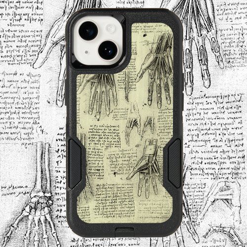 Leonardo da Vincis Anatomy of the Human Hand iPhone 15 Case