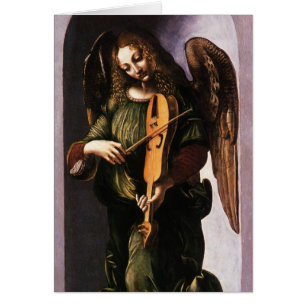 Leonardo da Vinci's Angel in Green with a Vielle Cards