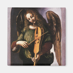 Leonardo da Vinci's Angel in Green with a Vielle Magnet