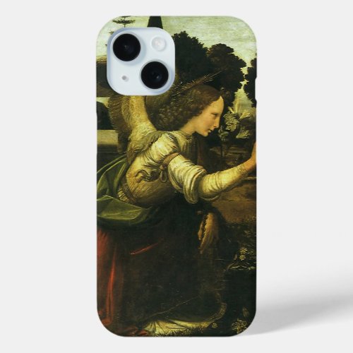 Leonardo da Vincis Annunciation of the Lord iPhone 15 Case