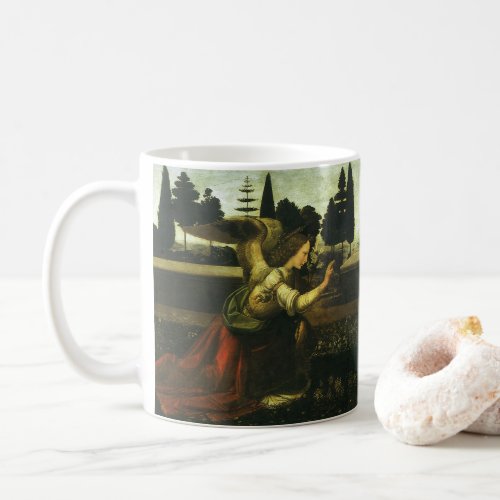 Leonardo da Vincis Annunciation of the Lord Coffee Mug