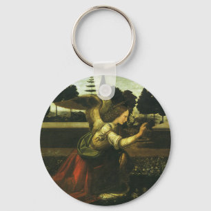 Leonardo da Vinci's Annunciation of the Lord Keychain