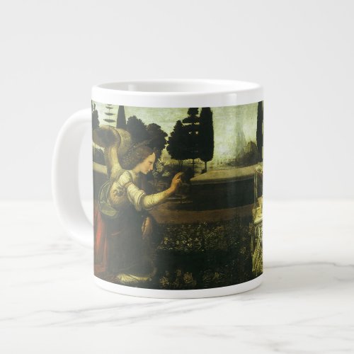 Leonardo da Vincis Annunciation of the Lord Large Coffee Mug