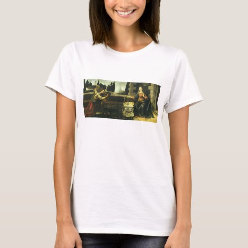 Leonardo da Vincis Annunciation of the Lord T_Shirt