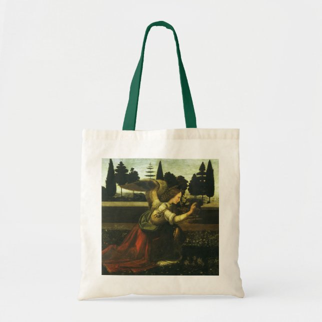 Leonardo da Vinci's Annunciation of the Lord Tote Bag (Front)