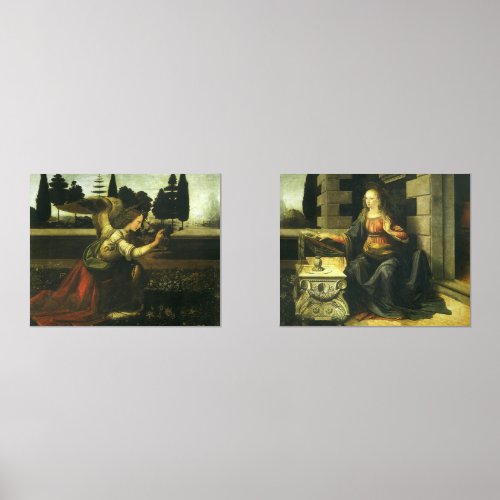 Leonardo da Vinci's Annunciation of the Lord Wall Art Sets
