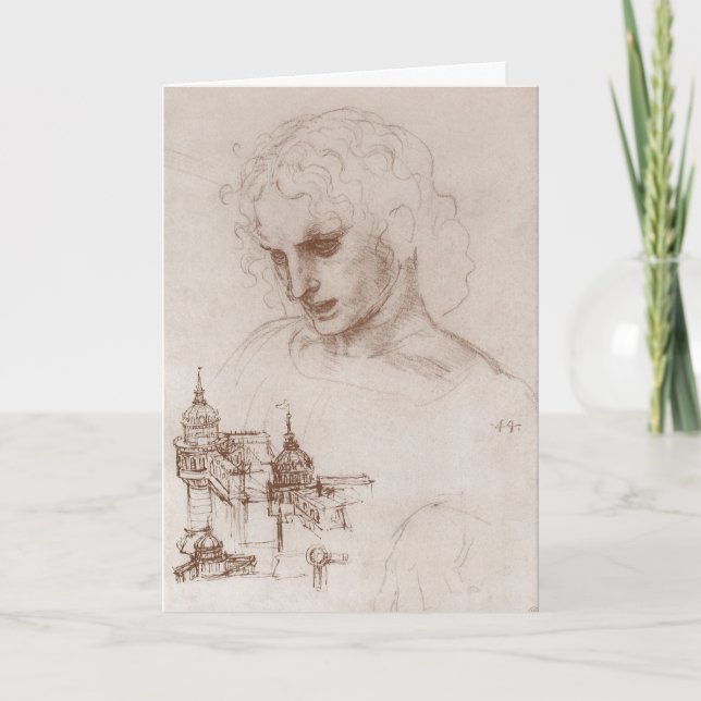 Leonardo da Vinci's Apostle Jacobus Sforza Castle Card (Front)