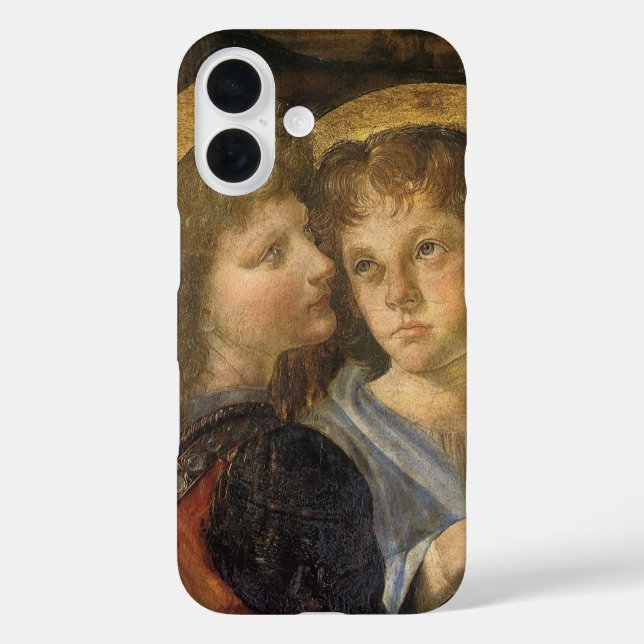 Leonardo da Vinci's Baptism of Christ Angels Case-Mate iPhone Case (Back)
