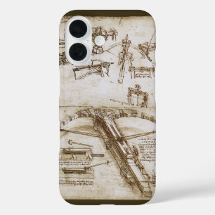 Leonardo da Vinci's Giant Crossbow Weapon Sketch iPhone 16 Case
