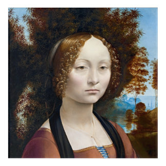 Leonardo da Vinci's Ginevra de' Benci Acrylic Print