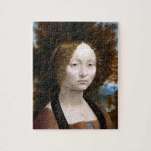 Leonardo da Vinci's Ginevra de' Benci Jigsaw Puzzle