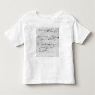 Leonardo da Vinci's handwriting Toddler T-shirt