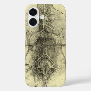 Leonardo da Vinci's Human Anatomy, Female Torso iPhone 16 Case