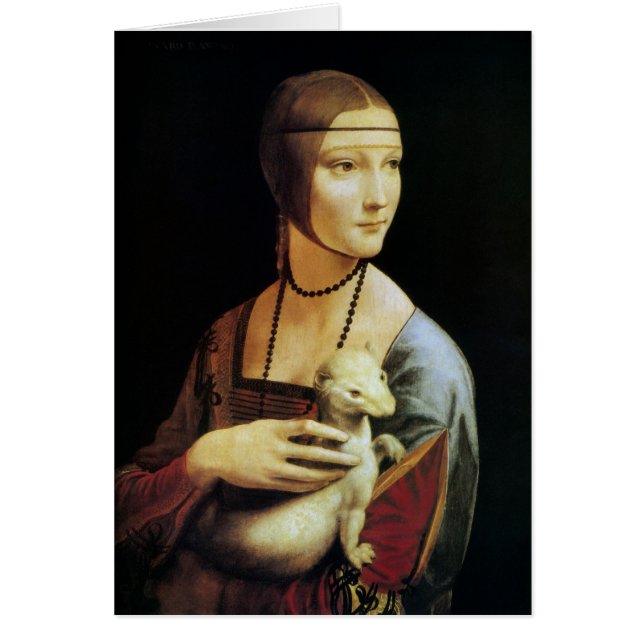 Leonardo da Vinci's Lady with an Ermine Cards (Front)