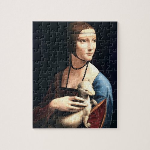 Leonardo da Vincis Lady with an Ermine Jigsaw Puzzle