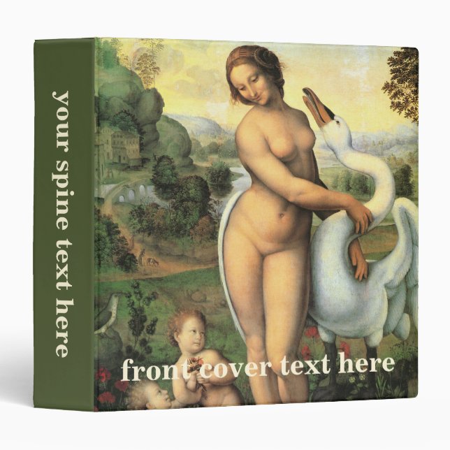 Leonardo da Vinci's Leda and the Swan Binder (Front/Spine)
