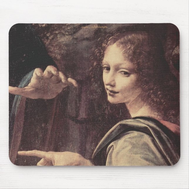 Leonardo Da Vinci's Madonna Fine Art Collection Mouse Pad (Front)