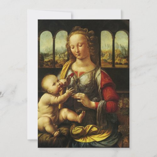 Leonardo da Vincis Madonna of the Carnation