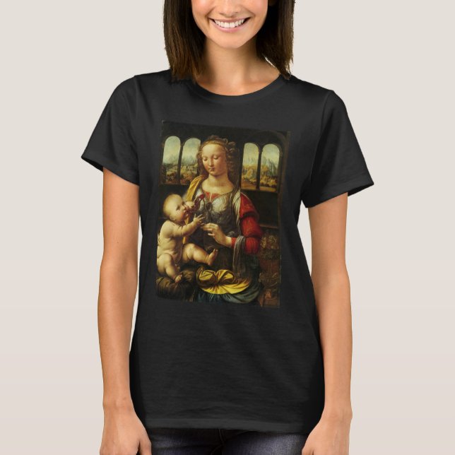 Leonardo da Vinci's Madonna of the Carnation T-Shirt (Front)