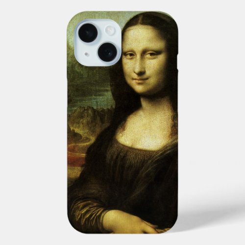 Leonardo da Vincis Mona Lisa Renaissance Art iPhone 15 Case