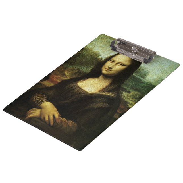 Leonardo da Vinci's Mona Lisa, Renaissance Art Clipboard (Angled)