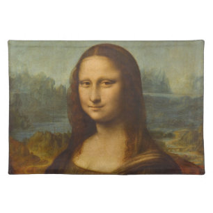 Leonardo da Vinci's Mona Lisa, Renaissance Art Cloth Placemat