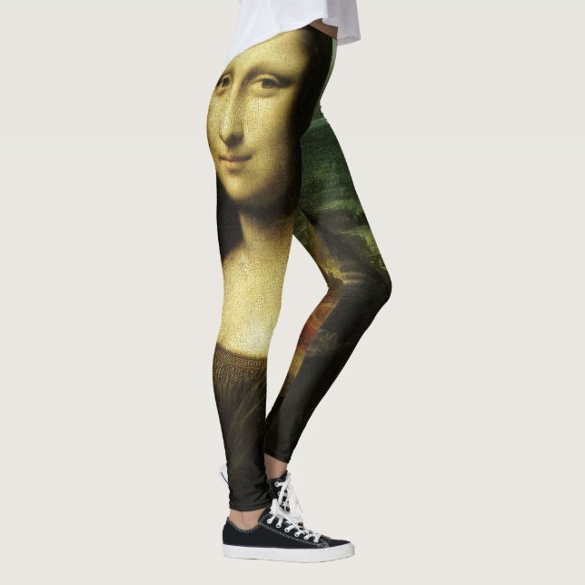 Leonardo da Vinci's Mona Lisa, Renaissance Art Leggings (Right)