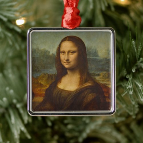 Leonardo da Vincis Mona Lisa Renaissance Art Metal Ornament