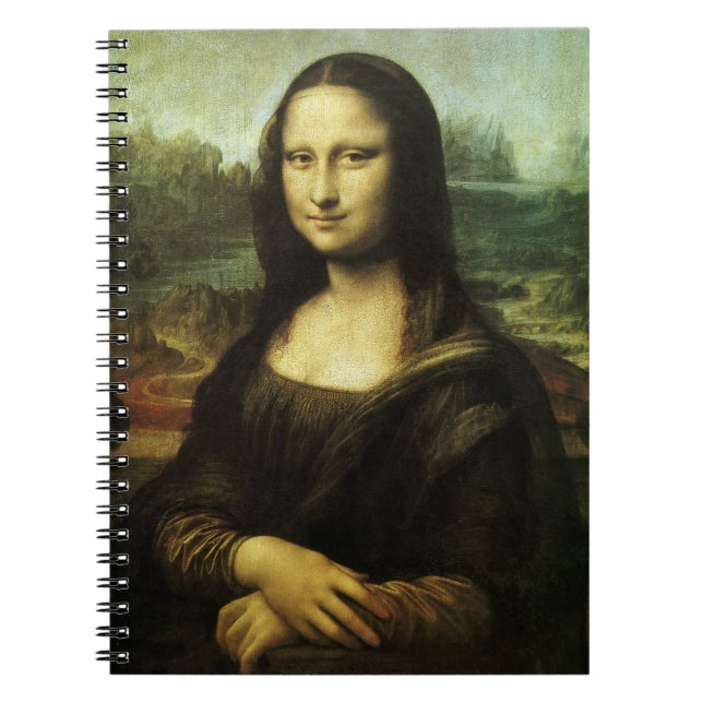 Leonardo da Vinci's Mona Lisa, Renaissance Art Notebook (Front)
