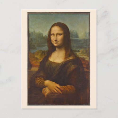 Leonardo da Vincis Mona Lisa Renaissance Art Postcard