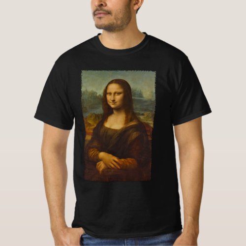 Leonardo da Vincis Mona Lisa Renaissance Art T_Shirt