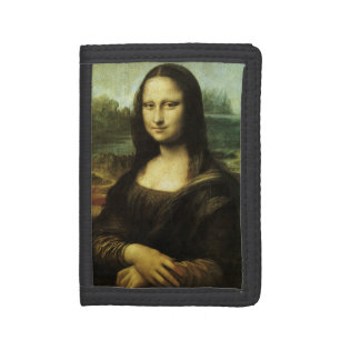 Leonardo da Vinci's Mona Lisa, Renaissance Art Trifold Wallet