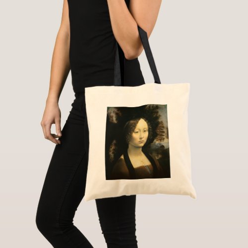Leonardo da Vincis Portrait of Ginevra Benci Tote Bag