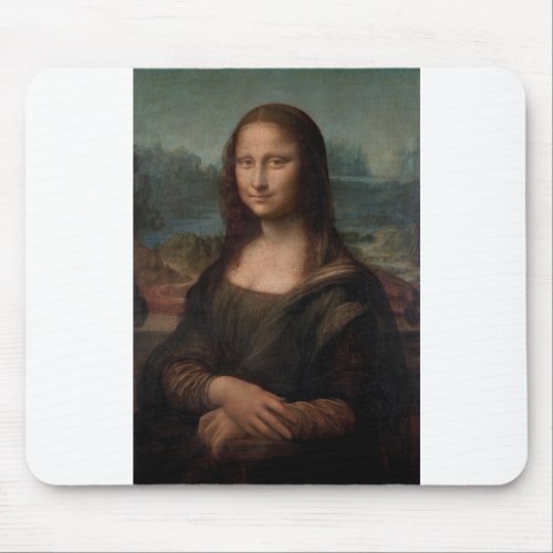 Leonardo da Vincis Portrait of Mona Lisa del Gioc Mouse Pad