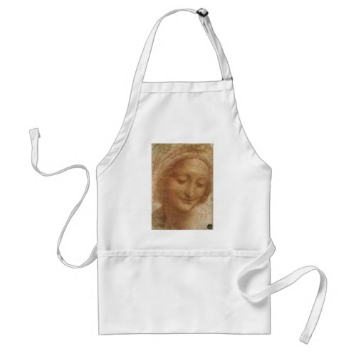 Leonardo da Vincis Portrait of Saint Anne Study Adult Apron