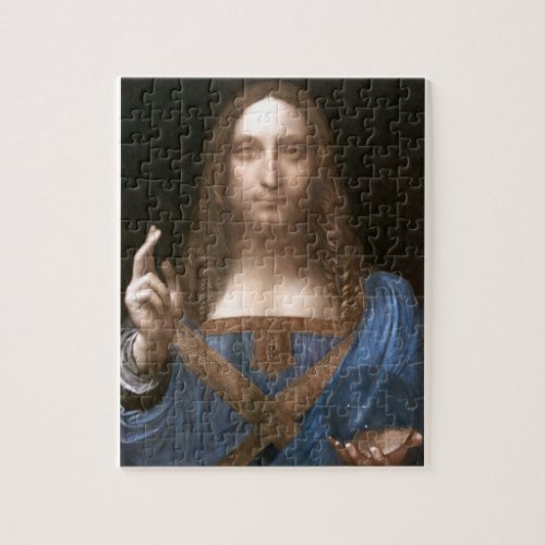 Leonardo da Vincis Portrait of Salvator Mundi Jigsaw Puzzle